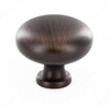 1-1/4" Dia. Classic Urban Expression Collection Round Knob - Brushed Oil Rubbed Bronze