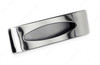 96mm CTC Expression Style Rectangular With Oval Recess Pull - Nickel