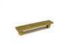 96mm CTC Flat Industrial Pull - Burnished Brass