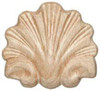 Carved Onlay, shell, maple, 3-1/4 x 2-15/16"