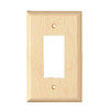 Rocker Switch Plate- Double,Wood