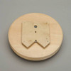 Wood Single Shelf Set, Full Circle - LD-4BW-001 Wood Single Shelf Set, Full Circle - LD-4BW-001