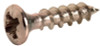 Screw, steel, nickel-plated, raised, flat countersunk head, pozi - Box of 1000 - 1555648