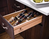 Spice Tray 4-Row, plastic, maple, 1300 x 550mm - 55679306