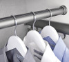 Synergy Elite Wardrobe Tibe, aluminum, matt aluminum, 1 5/16" x (35 3/4") 908mm, with supports - 80142469