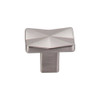 1-1/4" Square Quilted Knob - Brushed Satin Nickel - TOP-TK560BSN