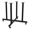 4 Column X-Shaped Table Base