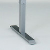Details of the electric height adjustable desk frame with a Silver finish. Details of the electric height adjustable desk frame with a Silver finish.