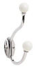 Amerock SINGLE HOOKS Globe Coat and Hat Hook (AMR-H55469-W26)