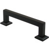 Oil Rubbed Bronze 4" on Center Square Pull (RWR-994ORB)