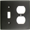 Oil Rubbed Bronze Double Switch & Recep Switchplate (RWR-791ORB)