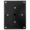 Single Column T-Shaped Base - 16" Base Spread - Black
