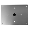Single Column T-Shaped Base - 26" Base Spread - Silver
