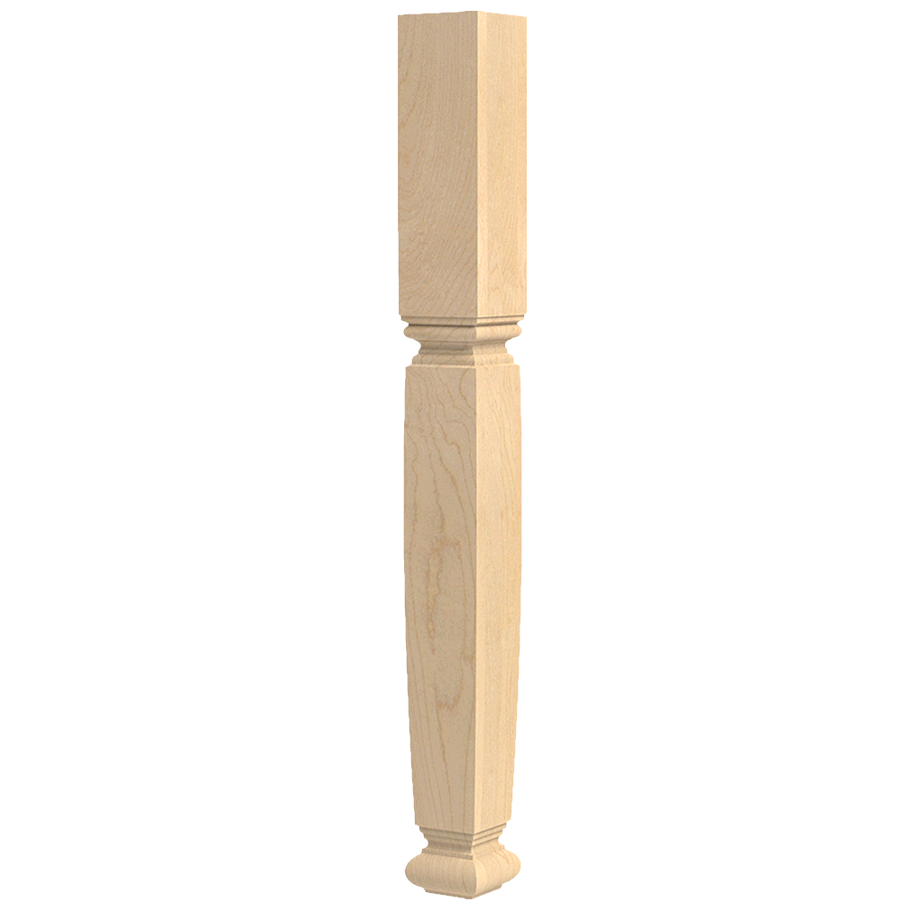 291/4" Estate Square Dining Table Leg BW040127