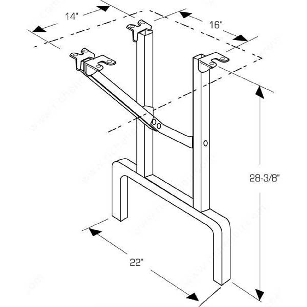 Standard Folding Table Legs 514XX