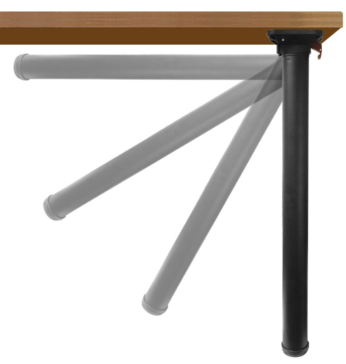 Stalwart Industrial Single Folding Table Leg FOLD3043x3