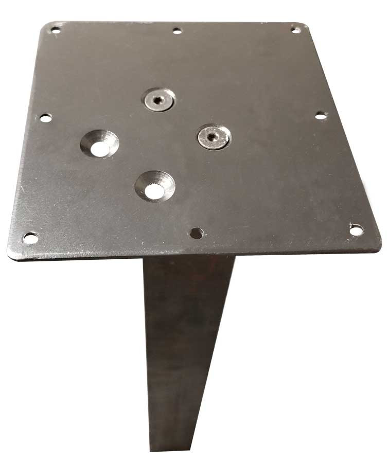 Vintage Industrial Angled-Iron Leg 6725