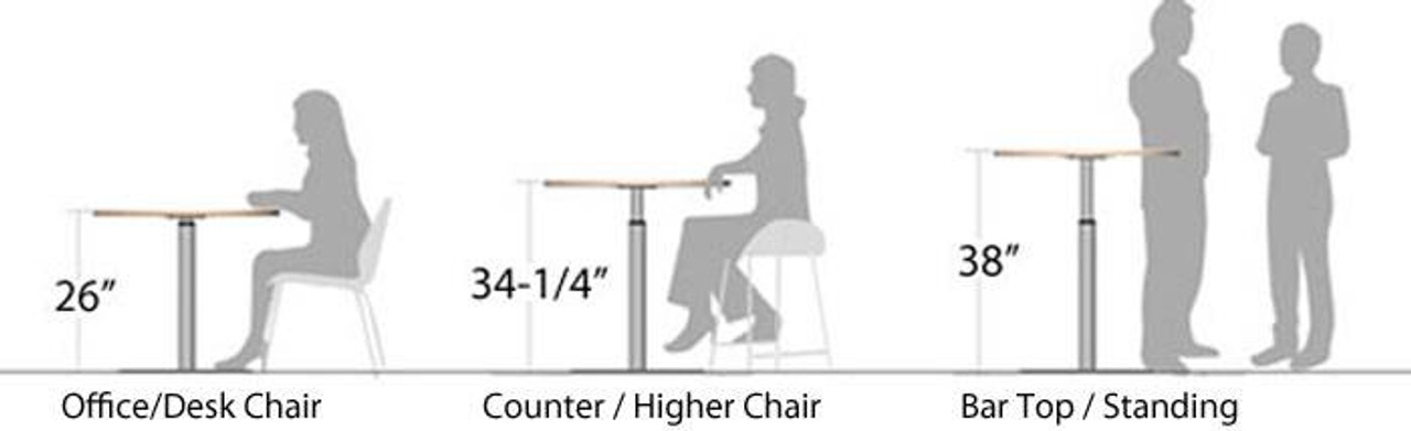 Height Adjustable Pedestal Base F38393