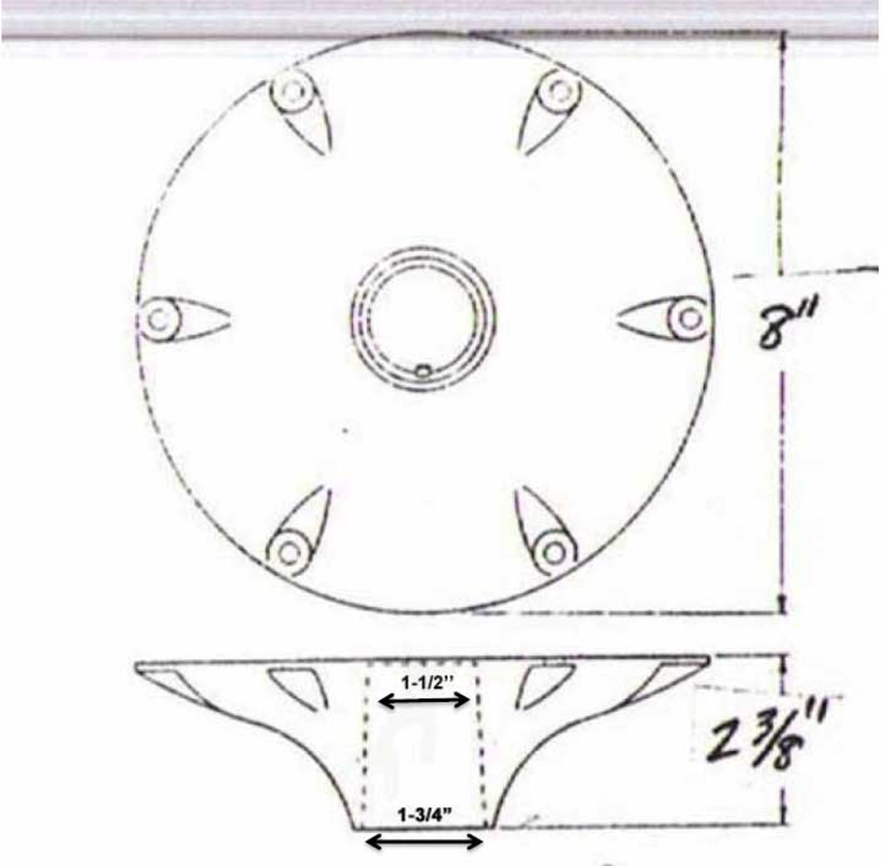 Adjustable Height Pedestal Table Base PX-38