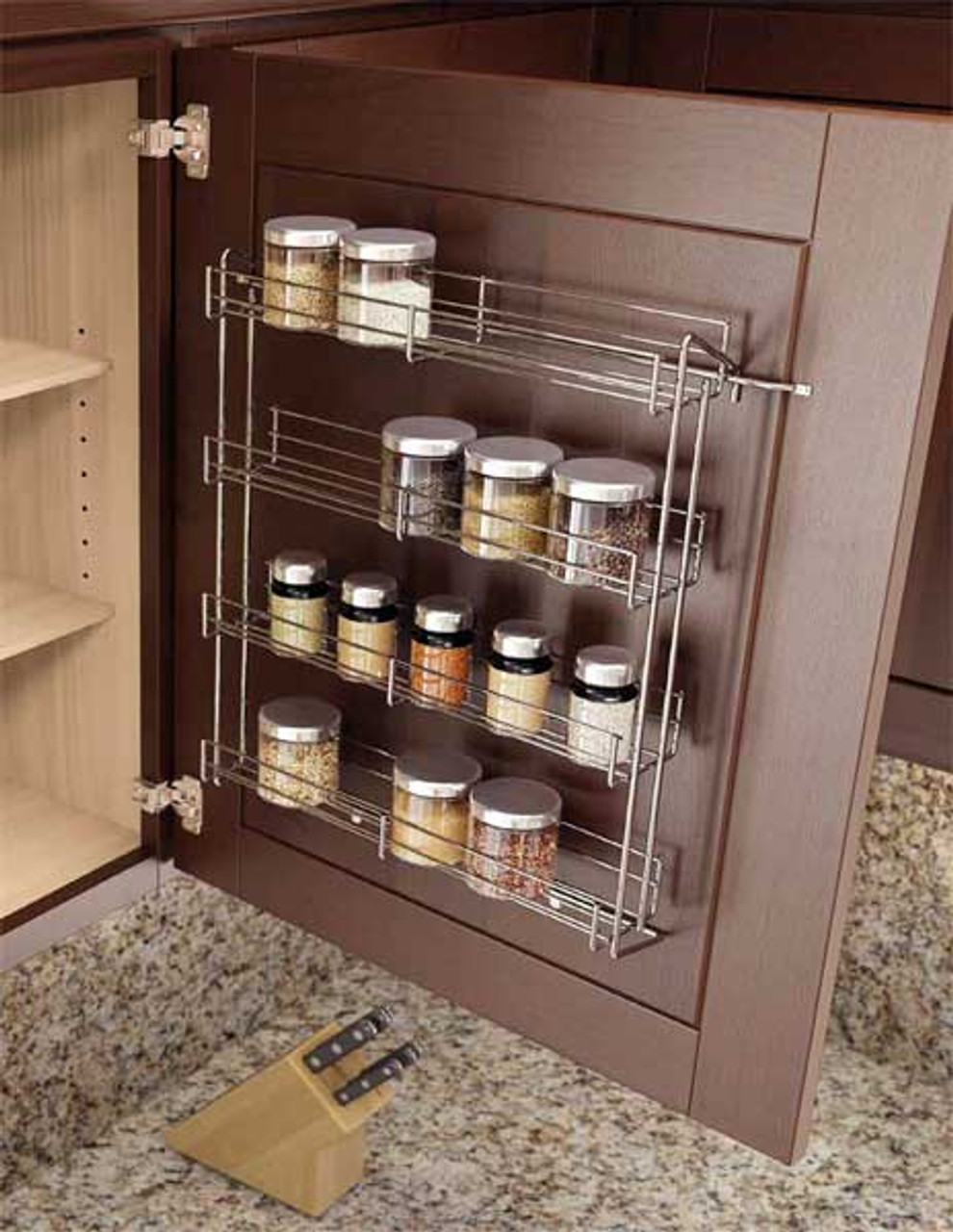 Spice Rack for Wall Cabinets