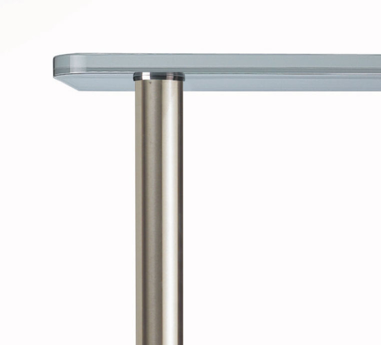 Inox Table with Base- Stainless-Steel