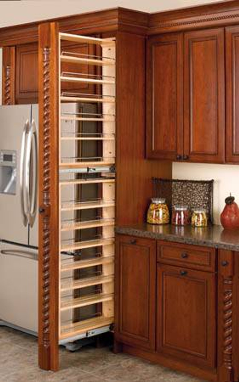 Tall Pull-Out Kitchen Pantry Cabinet