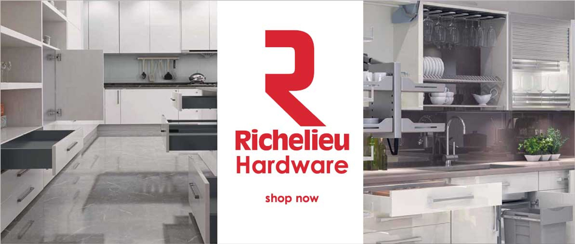 Richelieu - 320 mm Wall 4 Hook Rack