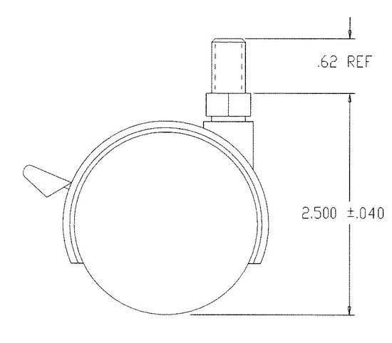 Hand Crank Height Adjustable Table Base 100X