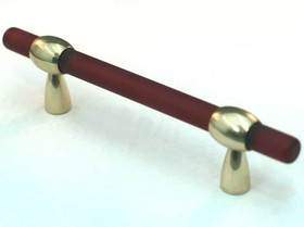 3"/4" CTC Adjustable Round Red Athens Pull
