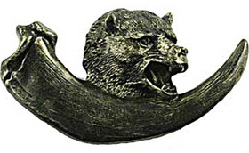 3" CTC Bear with Claw Pull - Bronzed Black