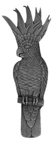 3" CTC Cockatoo Vertical Right Side Pull - Antique Pewter