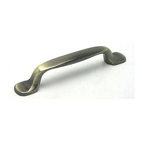 96mm CTC Moderno Pull - Brushed Antique Brass