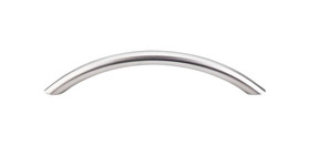 5-1/16" CTC Solid Bowed Bar Pull - Brushed Stainless Steel