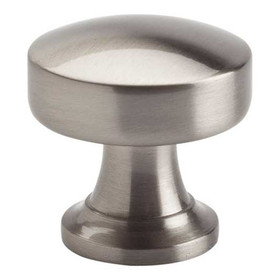 1-1/4" Dia. Round Browning Knob - Brushed Nickel