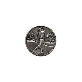 1-1/8" Dia. Gentleman Golfer Knob - Satin Nickel