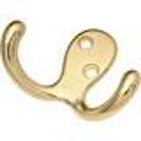 3/8" CTC Utility Hook - Polished Brass