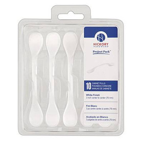 3" CTC Project Pack Metropolis Cabinet Pull (10 pack) - White