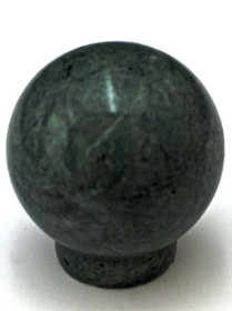 1-1/4" Dia. Round Marble Cabinet Knob - Green