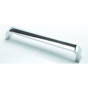 160mm CTC Euroline Flat Bar Pull - Polished Chrome