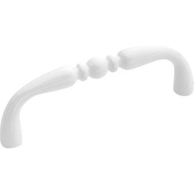 3" CTC Conquest Decorative Cabinet Pull - White