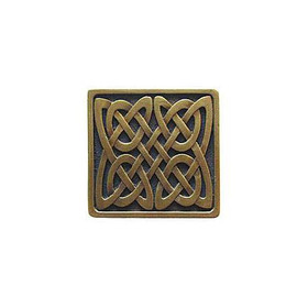 1-3/8" Celtic Isles Knob - Antique Brass