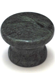 1-3/8" Dia. Round Marble Cabinet Knob - Green
