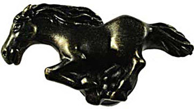 2-1/4" Stallion Left Facing Knob - Bronzed Black