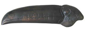 3" CTC Toucan Right Side Pull - Dark Brass