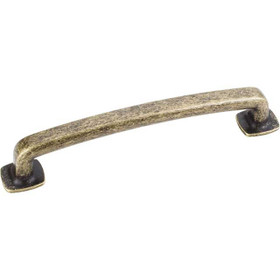 128mm CTC Belcastel Flat Bottom Pull - Distressed Antique Brass