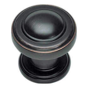 28mm Dia. Bronte Round Knob - Venetian Bronze