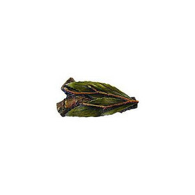 2-1/8" Leafy Twig Knob - Brass Hand Tinted