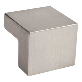 16mm CTC Small Square Pull - Brushed Nickel