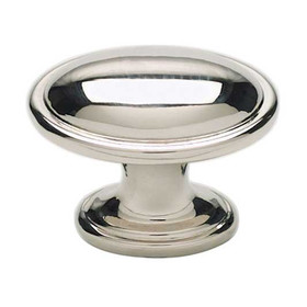 34mm Oval Austen Knob - Polished Nickel