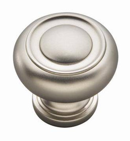 1-1/4" Dia. Cottage Cabinet Knob - Satin Nickel